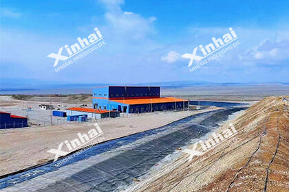 gold ore heap leaching plant